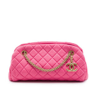Pre-Loved Chanel Small Quilted Jersey Just Mademoiselle Bowling Bag